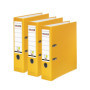 Lot de 3 classeurs en plastique PP-Color Végan - Jaune - DIN A4