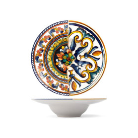 Set de 6 Assiettes à Pâtes H&H Positano 27 cm en Pierre