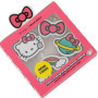 Set de 4 gommes colorées Mr. Wonderful - Accessoire de papeterie Hello Kitty