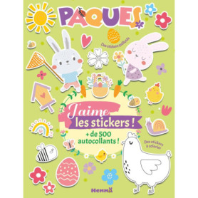 Livre de Stickers Pâques - Plus de 500 Autocollants Colorés pour Enfants