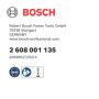 Matrice de Sertissage PRO Bosch pour Câbles en Aluminium - 67 x 45 mm