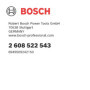 Embouts PRO Pozidriv Impact Bosch - 2 pièces pour Visseuse