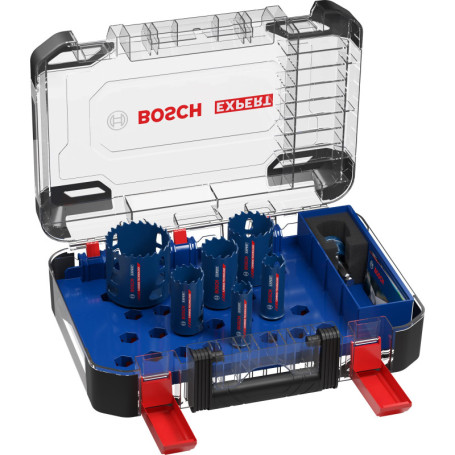 Coffret de Scies Trépans Bosch EXPERT Tough Material - 6 Pièces pour Bois et Métal