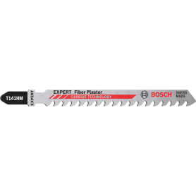 Lames de Scie Sauteuse Bosch Expert T 141 HM pour Fibro-Ciment et Plaques de Plâtre