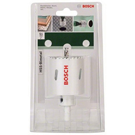 Scie Cloche HSS Bimétal Bosch 51 mm pour Outils Électriques
