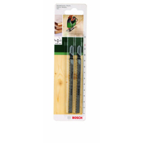 Set de 2 lames de scie sauteuse Bosch T308BP pour bois