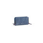 Portefeuille Denim Torio Bleu avec Détails Tressés