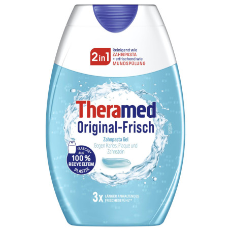 Theramed Gel Dentaire 2 en 1 Fraîcheur Originale - 75 ml