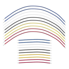 Lot de 20 câbles de guitare électrique colorés - 8,8 cm et 18,8 cm