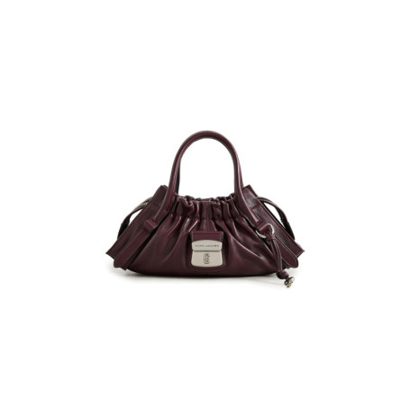 Sac à main Marc Jacobs Cristina en cuir nappa prune