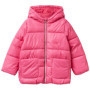 Veste Fille Aubergine United Colors of Benetton avec Capuche