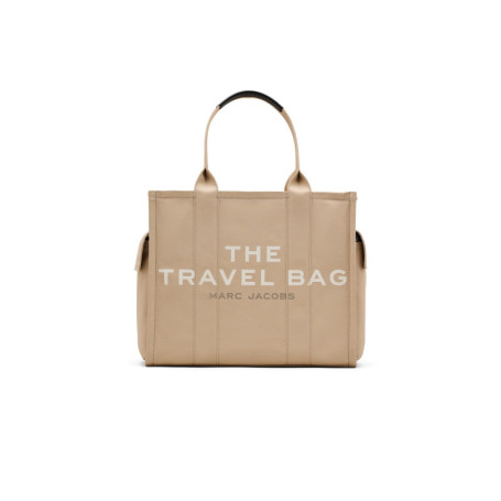 Sac à main Marc Jacobs The Travel Tote Beige pour Femme