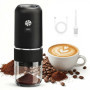Moulin à Café Électrique Portable Focenat avec Réglages de Mouture