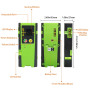 Huepar LR-6RG Détecteur Niveau Laser Pour Laser à Impulsions, Numérique Récepteur de Niveau Laser Vert et Rouge, Utiliser avec L