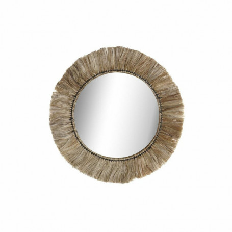 Miroir mural DKD Home Decor Verre Naturel Jute (52 x 3 x 52 cm) 80,99 €