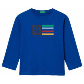 T-shirt à Manches Longues en Coton Organique - United Colors of Benetton