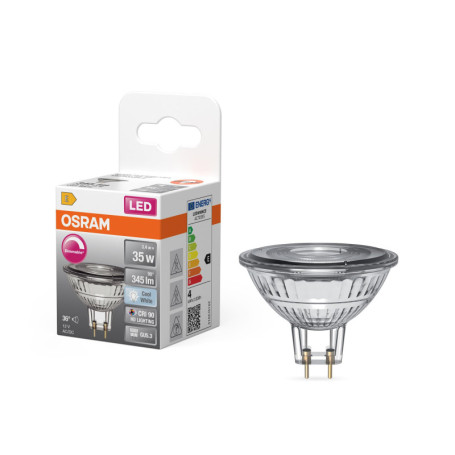 Spot LED Osram Superstar MR16 35 Dimmable 4000K 3,4W GU5.3