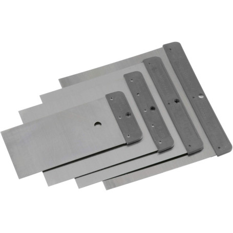 Lot de 4 spatules japonaises Meister - Flexibles et résistantes aux acides