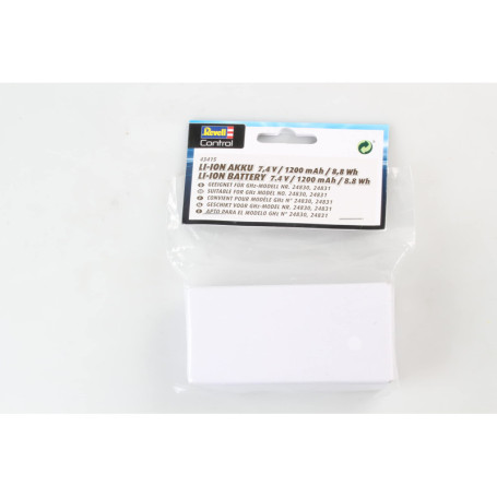 Batterie Li-Ion Revell 7,4 V 1200 mAh pour véhicules RC