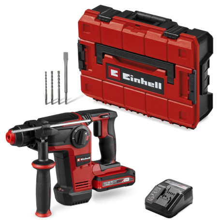 Marteau Perforateur Sans Fil Einhell TP-HD 18/28 Li BL +4 avec Batterie 3,0 Ah