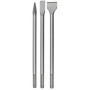 Jeu de 3 Burins SDS-max Einhell pour Marteaux Perforateurs
