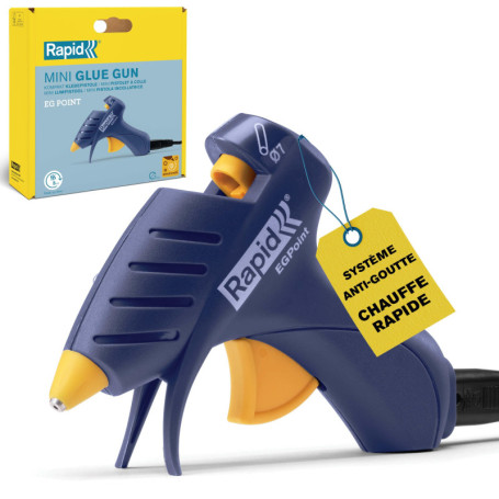 Pistolet à Colle Chaude Sans Fil Rapid EG Point pour Loisirs Créatifs