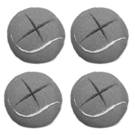 Krytavo - 4 Balles de Tennis pour Déambulateurs et Protection du Sol