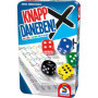 Jeu de Dés Schmidt Knapp Daneben en Boîte Métallique Multicolore