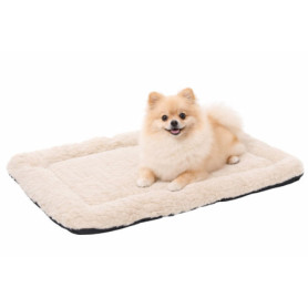 Coussin Doux Naya pour Chien et Chat - Beige Antidérapant 55,5 x 38,5 cm