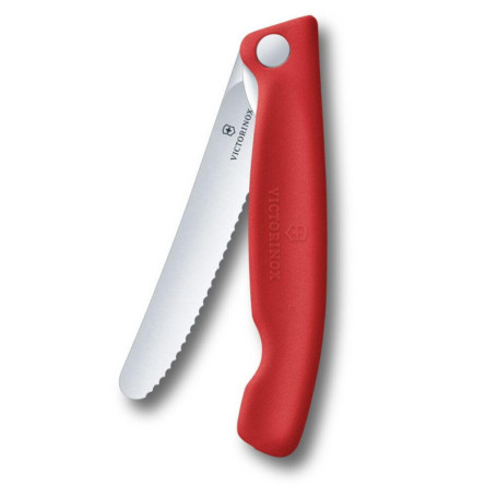 Couteau de Pique-Nique Pliable Victorinox Swiss Classic - Rouge