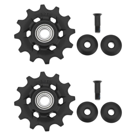 Lot de 2 Poulies de Dérailleur Arrière 11 Vitesses pour Vélo - Compatible SRAM