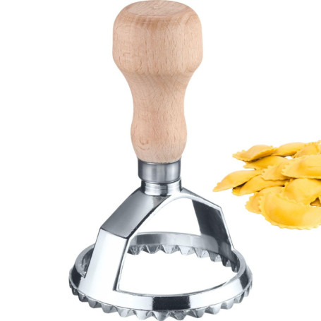 Westmark Roulette à Ravioli en Bois de Hêtre - Coupe-Cercle Pratique pour Pâtisserie