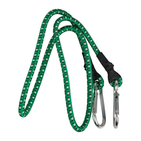 Tendeur Élastique COGEX avec Mousqueton - 1m Rouge/Vert, Charge 18kg