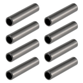 Lot de 500 manchons à sertir noirs pour pêche en mer - 1,2 x 8 mm
