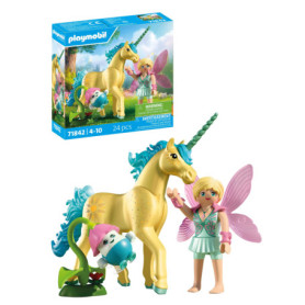Licorne de Collection Fleur de Soleil avec Fée - Playmobil