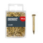 Clous à Enfoncer HELPMATE 1,2x20 mm Laitonnée - 50 Pièces pour Bricolage