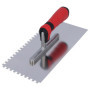 Truelle Dentelée Professionnelle HELPMATE 230 x 130 mm en Acier Inoxydable