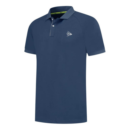 Polo Club Dunlop pour Homme - Maillot de Tennis Respirant Bleu XXL