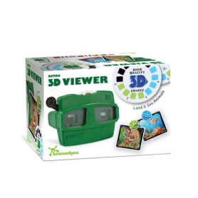 Visionneuse 3D Rétro Science4you pour Enfants - Découverte Animalière