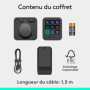 Logitech MX Creative Console - Keypad Programmable avec 9 Touches LCD Personnalisables