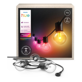 Guirlande lumineuse extérieure Philips Hue Festavia Globe - 10 ampoules LED 7M