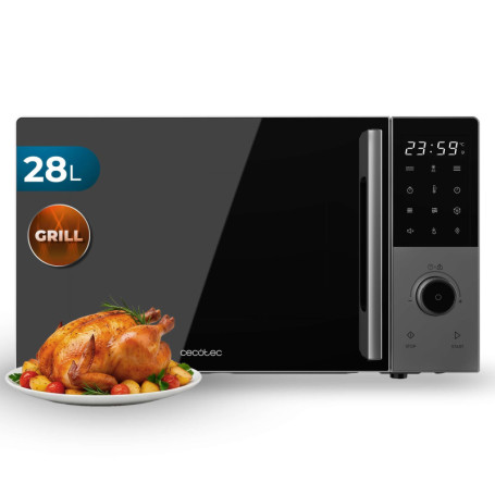Micro-ondes Numérique Cecotec 28L avec Grill et Fonction Convection