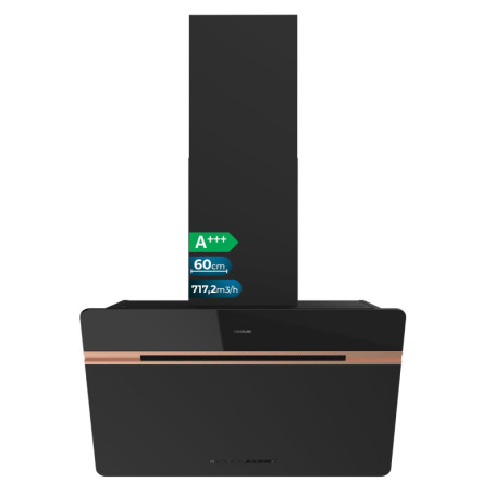 Hotte Aspirante Décorative Cecotec Bolero Flux DT 607500 Noir Mat A+++