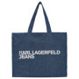 Sac Cabas Essential Logo Bleu Moyen Délavé - KARL LAGERFELD JEANS