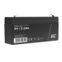 Batterie AGM VRLA 6V 3.2Ah Green Cell - Remplacement pour UPS et Alimentation de Secours