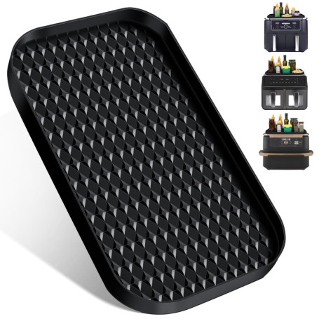 Tapis en Silicone VINATO pour Air Fryer - Accessoire de Rangement Anti-Déversement