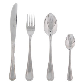 Ménagère 24 Pièces en Acier Inoxydable - Coffret Cadeau Argenté