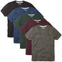 Charles Wilson Pack de 5 T-Shirts Unis à Col Rond