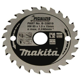 Lame de Scie Circulaire Makita Specialized 85x15mm - 24 Dents