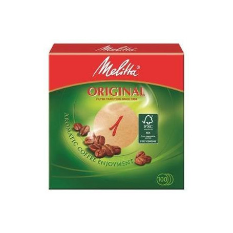Filtre Rond Melitta - Lot de 15 Filtres pour Cafetière